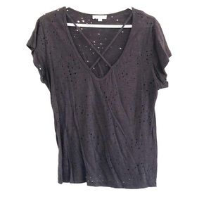 Black Holey T-shirt